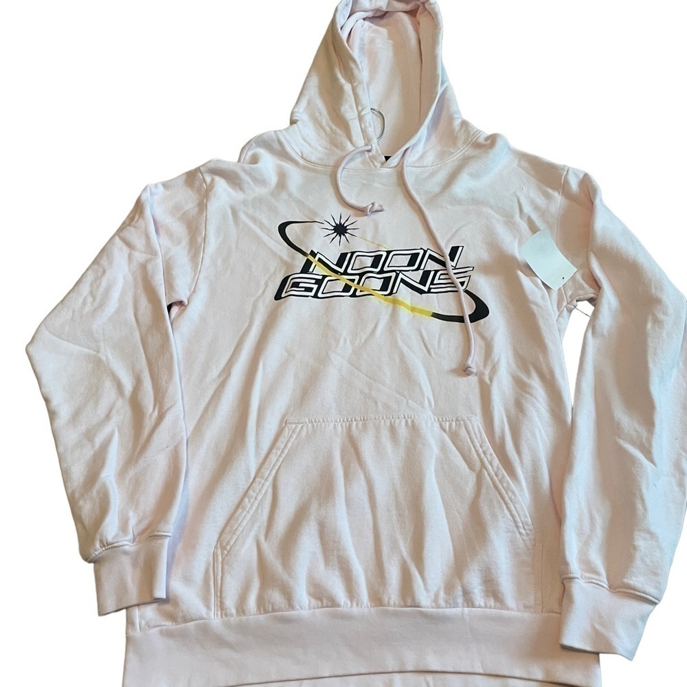 Noon Goons light pink logo hoodie